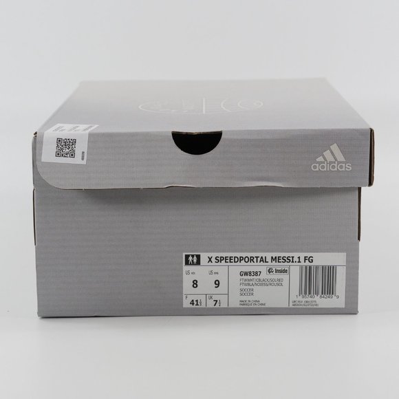 Adidas X Speedportal Messi.1 FG \'White Solar Red\' GW8387 Soccer Cleats main image 4